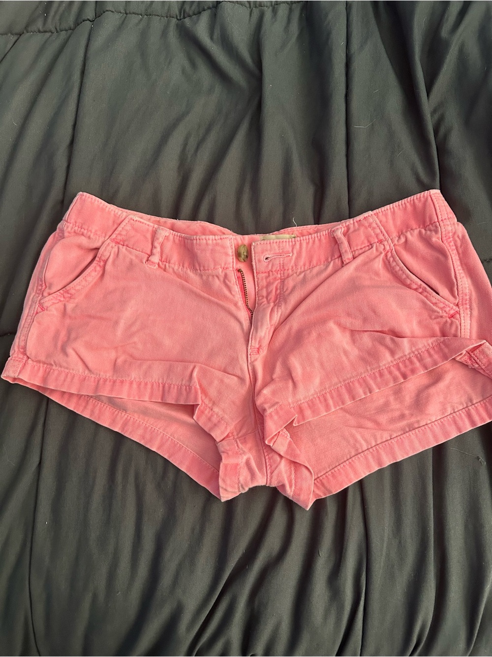 Hollister Pink Casual Cotton Shorts Women's Waist 27 (Junior's size 5)